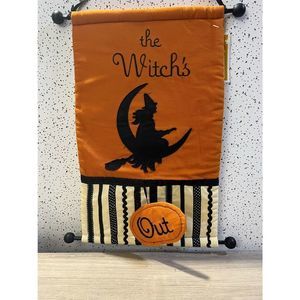 Halloween decorations,Woven Wall Decor, door Hanging sign,Halloween Party Decor